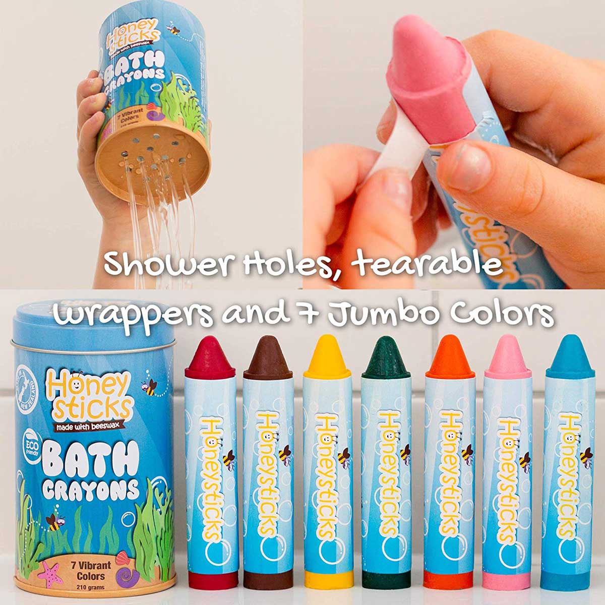 Honeysticks  Bath Crayons – Peach & Pip