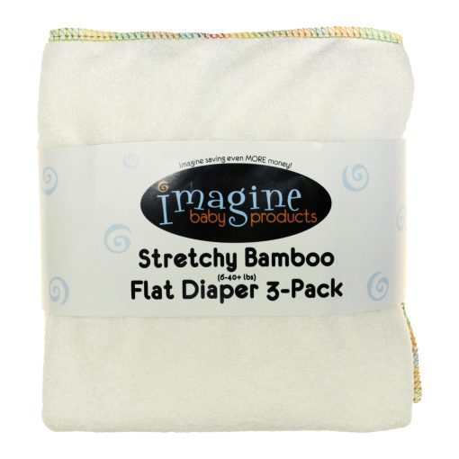 Stretchy Bamboo Flat Diapers (Indigo)