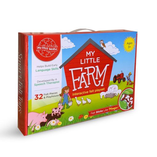 My Little Farm Felt Sensory & Language Toy - Image 7