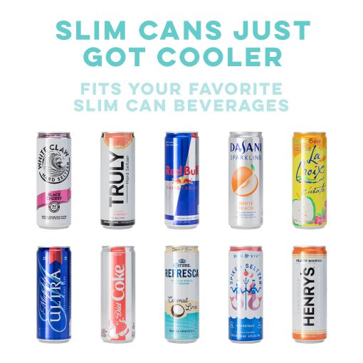 12oz Skinny Can Cooler (Mermazing) - Image 3