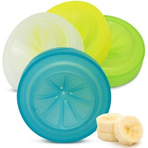 Trap Caps Fruit Fly Catching Lids (4-Pack)