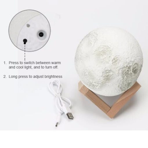 Rechargeable Moon Lamp - Image 7