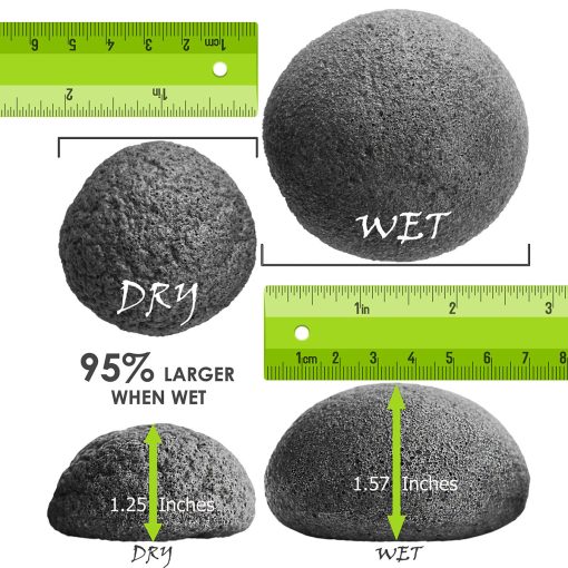 Natural Konjac Sponge (Turmeric) - Image 3