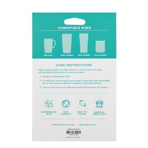 Swig EZ Flow Lid - Clear (Large) - Image 2