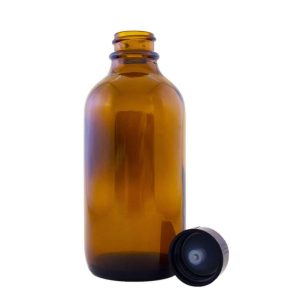 Flat (64) 4oz Amber Bottles