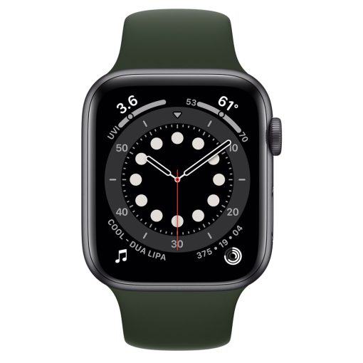 Smartwatch with Silicone Band (Muted Green) - Image 2