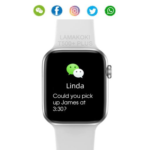 Smartwatch with Silicone Band (Muted Green) - Image 6