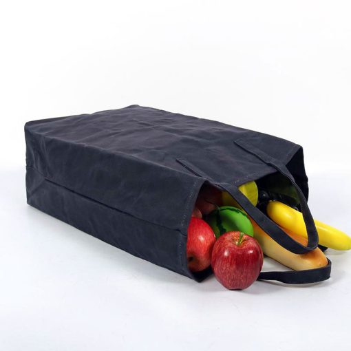 Waxed Canvas Grocery Bags - Image 3