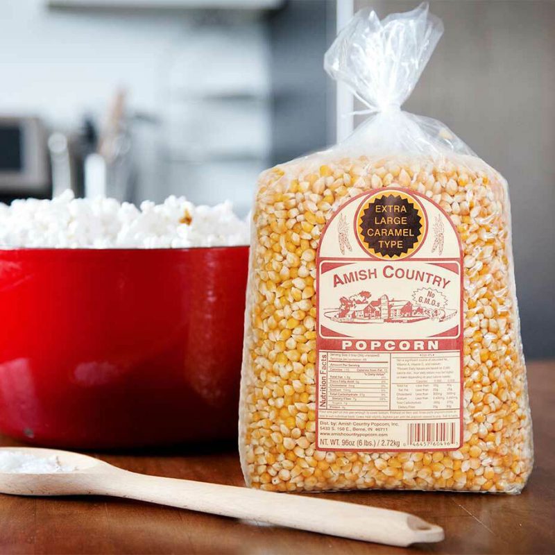 Extra Large Caramel Type Popcorn - Amish Country Popcorn