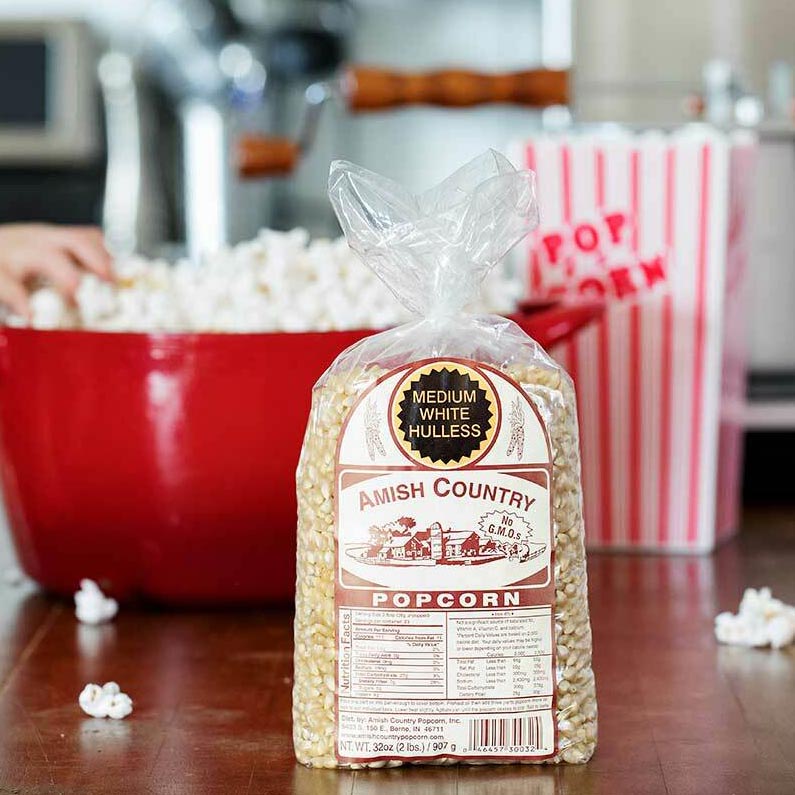 Medium White Popcorn Amish Country Popcorn