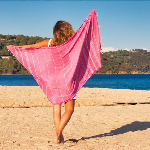 Classic Towel (Dark Pink)