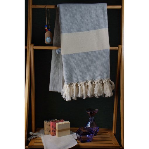 Couture Towel (Light Grey) - Image 2