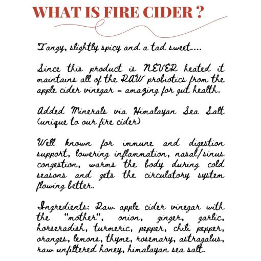 Fire Cider Raw Herbal Tonic - Image 3