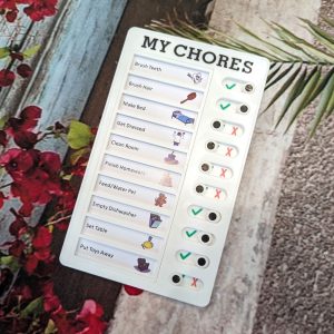 "Chores" Reusable Checklist Board (Customizable)