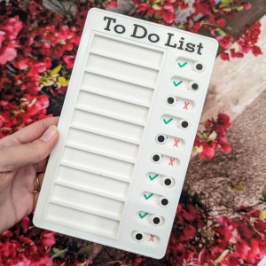 "To-Do" Reusable Checklist Board (Blank)