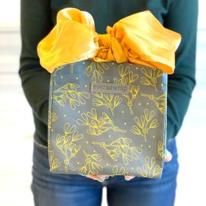 Reusable Medium Gift Bag With Satin Closure