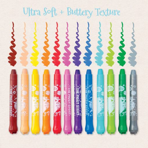 Dry Erase Twistable Gel Crayons (World Animals) - Image 2