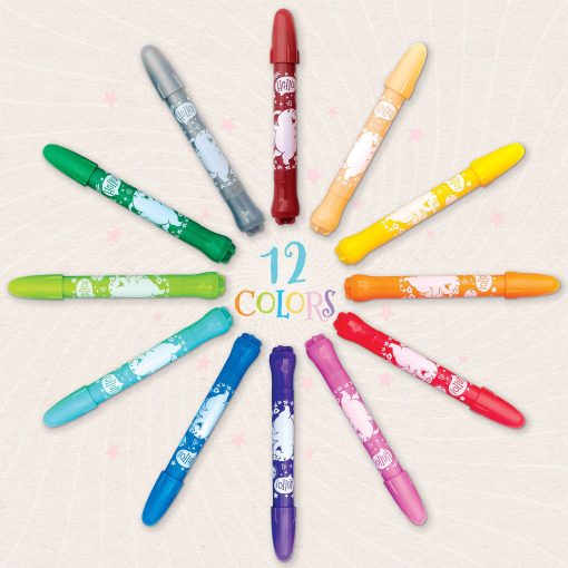 Dry Erase Twistable Gel Crayons (World Animals) - Image 3