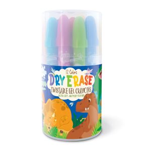 Dry Erase Twistable Gel Crayons (Dinosaur World)