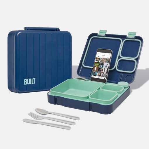 Built Lunchbox with Utensils (Poseidon)