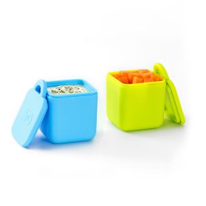 2-Pack OmieDip Sauce & Dip Containers (Blue/Lime)