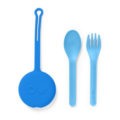 OmiePod Utensil Set (Capri Blue) - Image 3