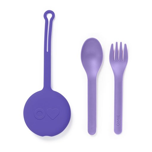 OmiePod Utensil Set (Lilac) - Image 3