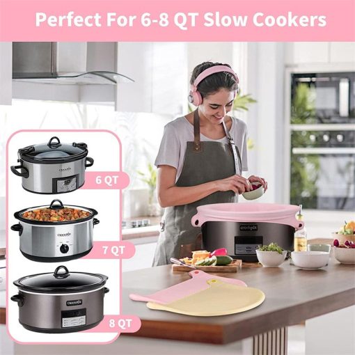 6-8QT Silicone Slow Cooker Liners (3pk Multicolor) - Image 2