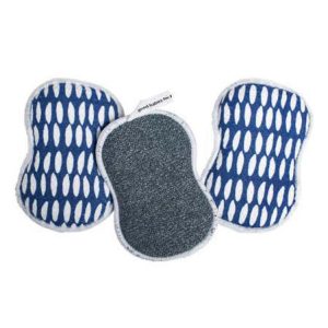RE:Usable Sponge Set of 3 (Beans in  Navy)