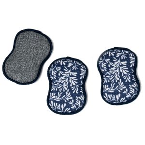 RE:Usable Sponge Set of 3 (Herbage in Navy)