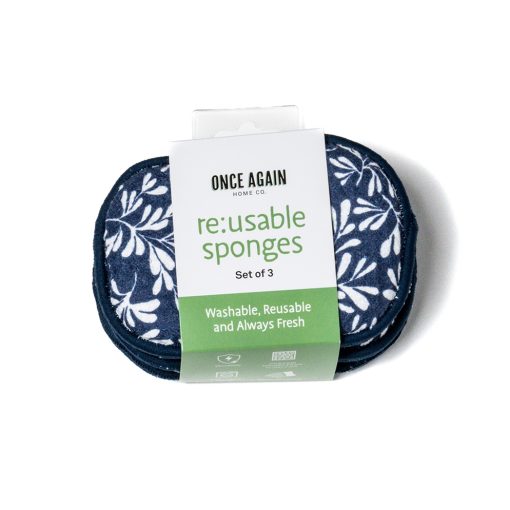 RE:Usable Sponge Set of 3 (Herbage in Navy) - Image 2