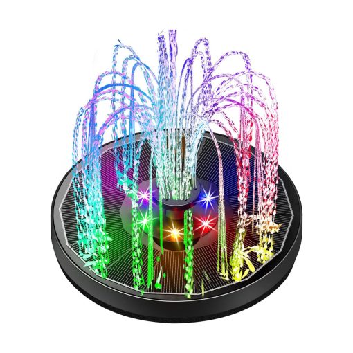 Solar Powered Water Fountain w/ Lighting - Image 4