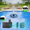 Solar Powered Water Fountain w/ Lighting - Image 7