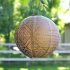 12" Market Solar Lantern (Bronze)