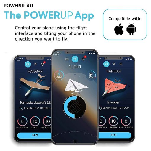 PowerUp 4.0 Smartphone RC Paper Airplane - Image 3