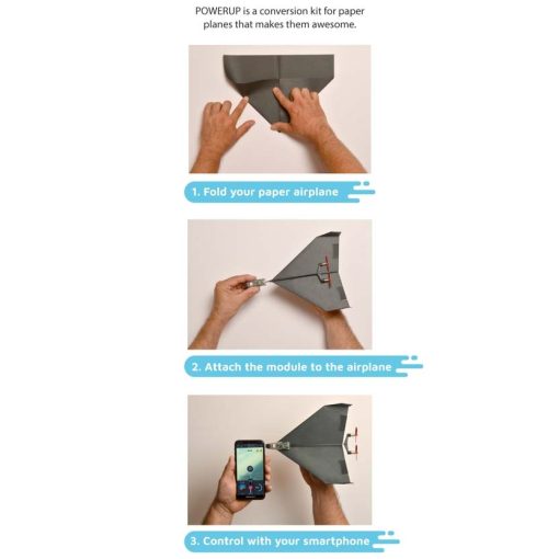 PowerUp 4.0 Smartphone RC Paper Airplane - Image 4