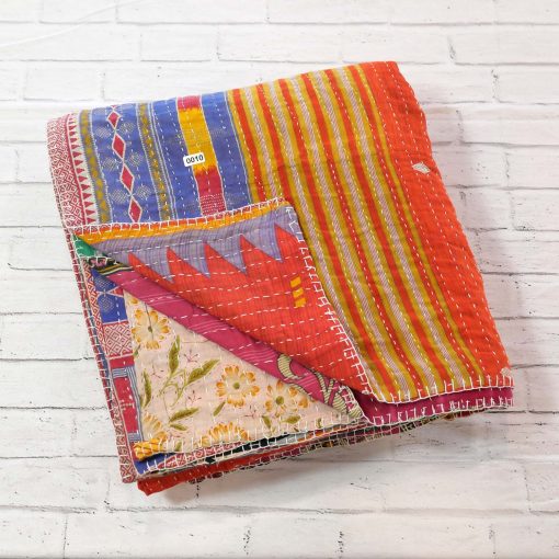 Indian Kantha Blanket (King) #0010