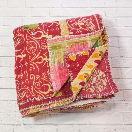 Indian Kantha Blanket (King) #0023