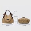 Canvas Everyday Tote Bag (Olive) - Image 5