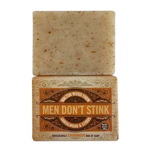 Men Don't Stink XXL Soap Bar<br>(Sandalwood & Citrus) - Image 2