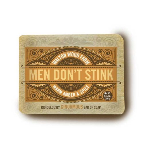 Men Don't Stink XXL Soap Bar<br>(Warm Amber & Spice)