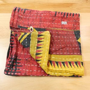 Indian Kantha Pillow Cover (20x20 inches) #292