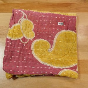 Indian Kantha Pillow Cover (20x20 inches) #300