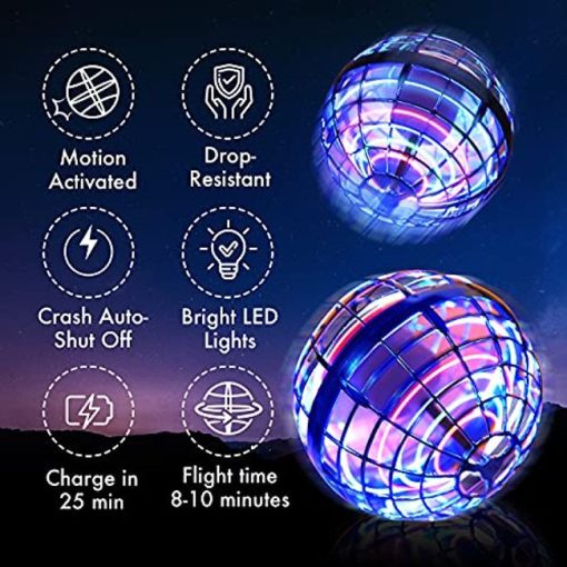 2023 Flying Hover Orb Ball w Remote (Blue) - Image 9