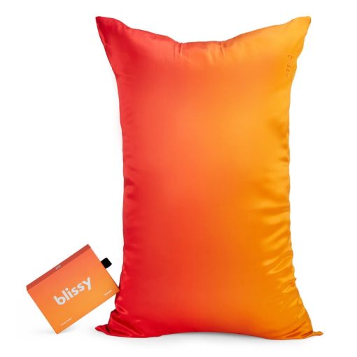 Silk Pillowcase<br>Orange Ombre - Image 2