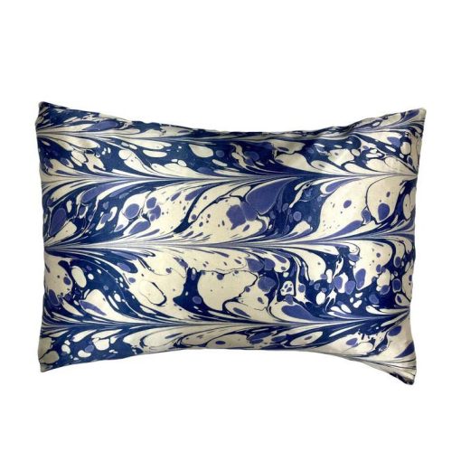 Hand Dyed Silk Pillowcase | Marbled (Queen) - Image 2