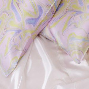 Silk Pillowcase<br>Marble (Queen)
