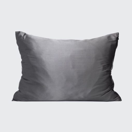 Kitsch Charcoal<br>Satin Pillowcase (Standard / Queen) - Image 3