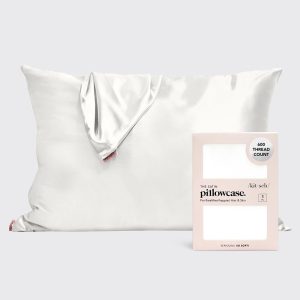 Ivory<br>Satin Pillowcase (Standard / Queen)