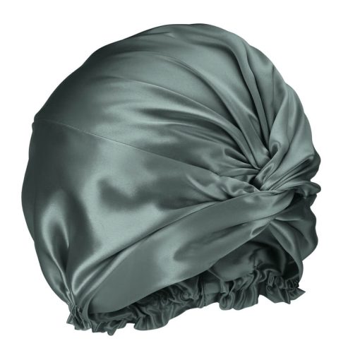 Double Sided Silk Bonnet (Matcha) - Image 2